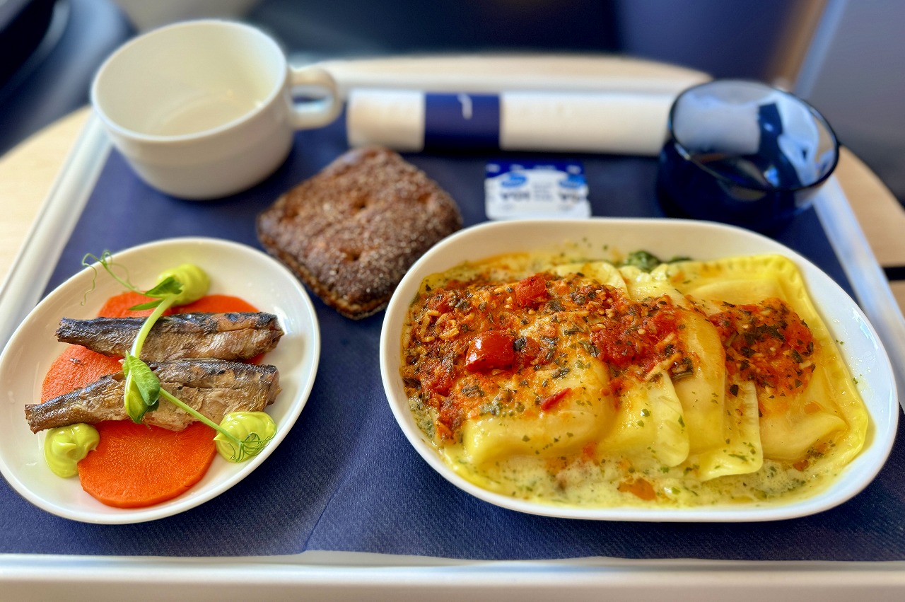 フィンエアービジネスクラス】搭乗記！新型ビジネスシート！北欧らしい